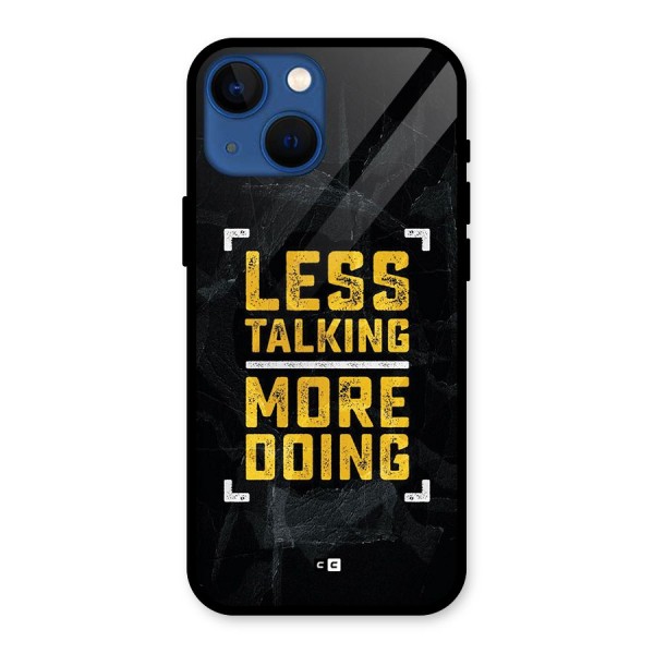 Less Talking Glass Back Case for iPhone 13 Mini