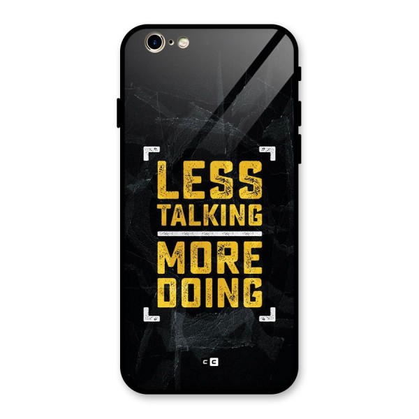 Less Talking Glass Back Case for iPhone 6 6S