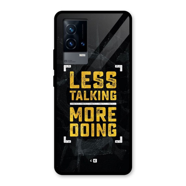Less Talking Glass Back Case for iQOO 9 5G