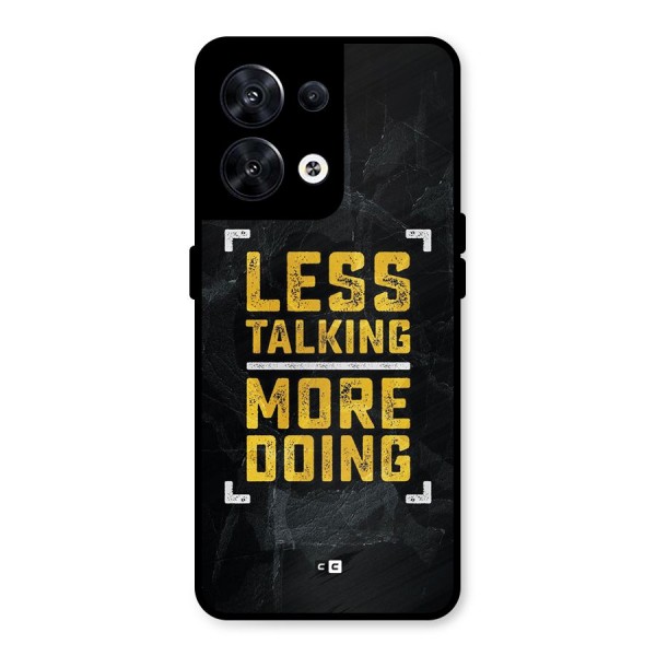 Less Talking Metal Back Case for Oppo Reno8 5G