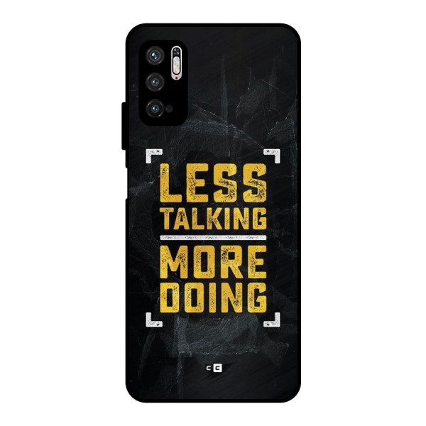 Less Talking Metal Back Case for Poco M3 Pro 5G