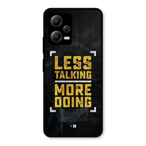 Less Talking Metal Back Case for Poco X5