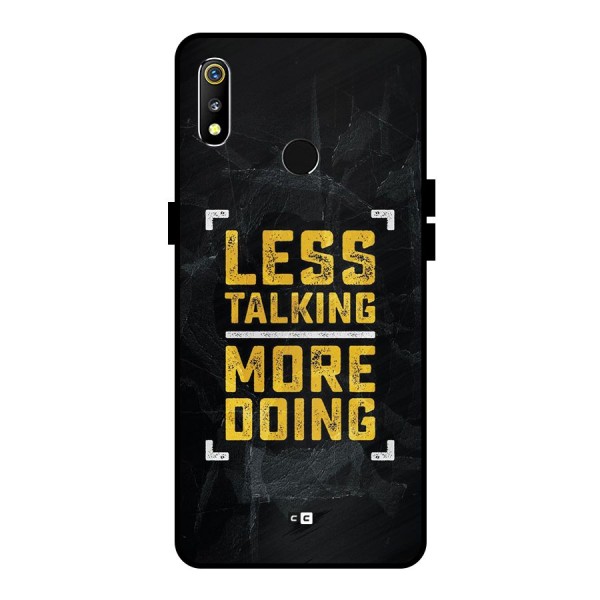 Less Talking Metal Back Case for Realme 3