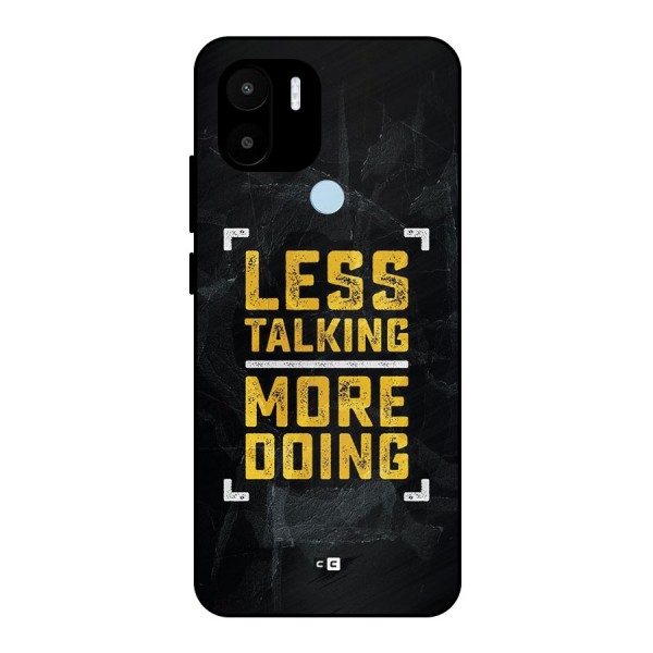 Less Talking Metal Back Case for Redmi A1 Plus