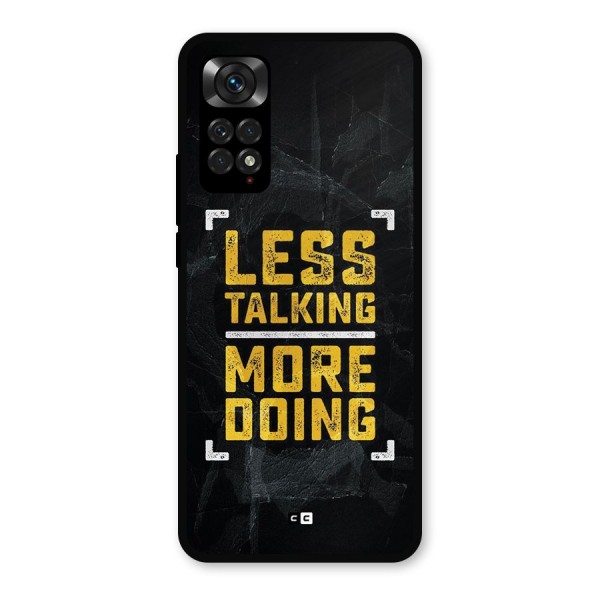 Less Talking Metal Back Case for Redmi Note 11