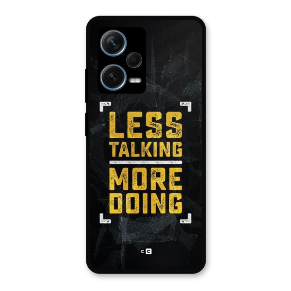 Less Talking Metal Back Case for Redmi Note 12 Pro Plus 5G