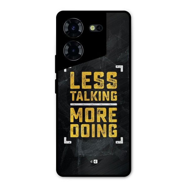 Less Talking Metal Back Case for Tecno Pova 5 Pro 5G