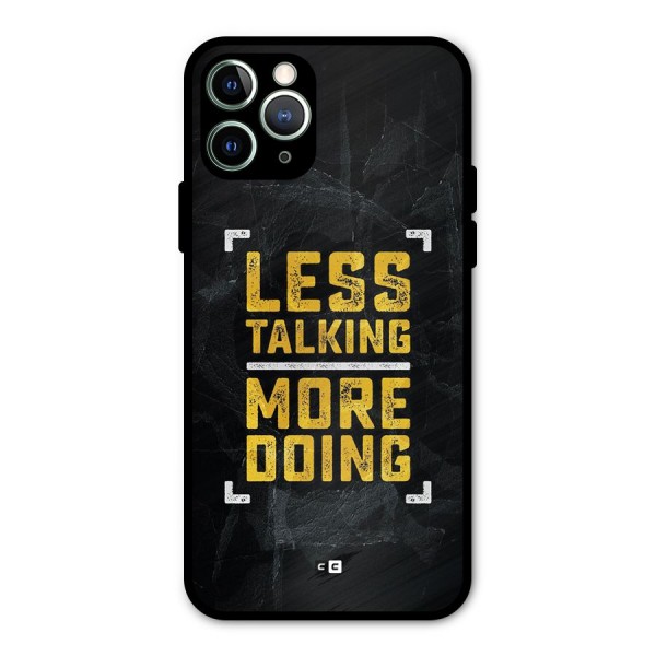Less Talking Metal Back Case for iPhone 11 Pro Max