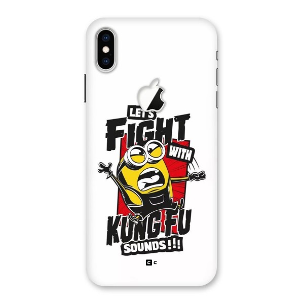 Lets Fight Back Case for iPhone XS Max Apple Cut