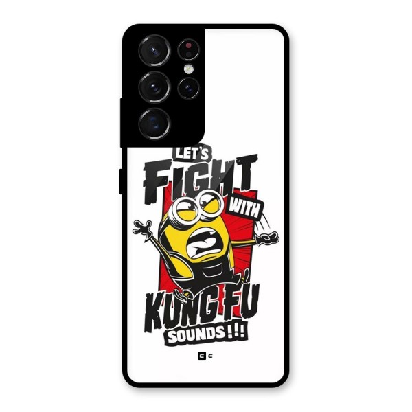 Lets Fight Glass Back Case for Galaxy S21 Ultra 5G