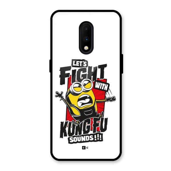Lets Fight Glass Back Case for OnePlus 7