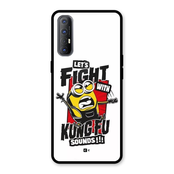 Lets Fight Glass Back Case for Oppo Reno3 Pro