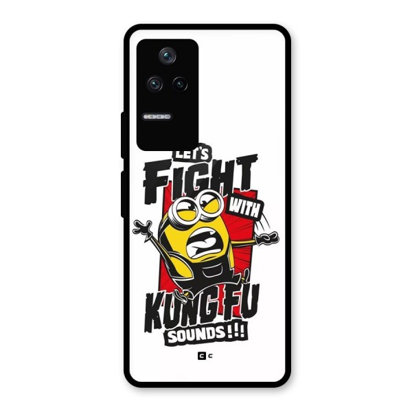 Lets Fight Glass Back Case for Poco F4 5G