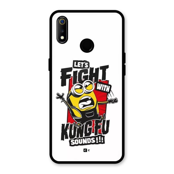Lets Fight Glass Back Case for Realme 3