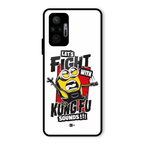 Lets Fight Glass Back Case for Redmi Note 10 Pro Max