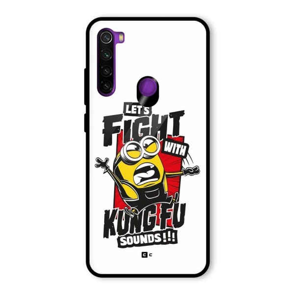 Lets Fight Glass Back Case for Redmi Note 8