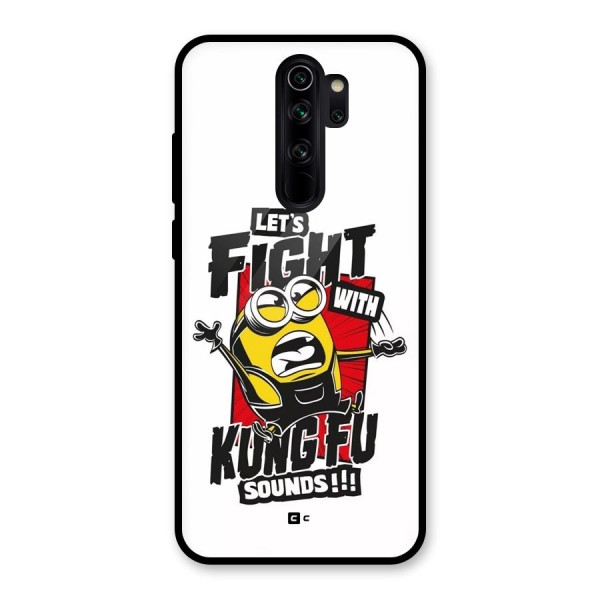 Lets Fight Glass Back Case for Redmi Note 8 Pro