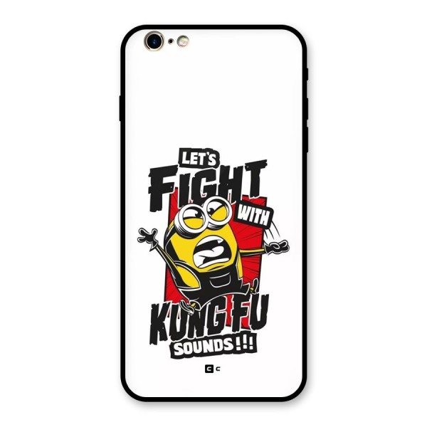 Lets Fight Glass Back Case for iPhone 6 Plus 6S Plus