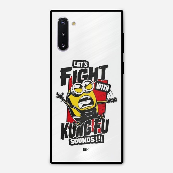 Lets Fight Metal Back Case for Galaxy Note 10
