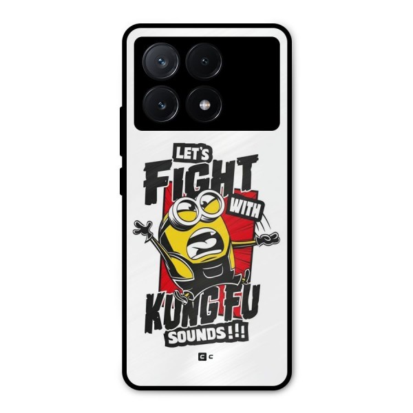 Lets Fight Metal Back Case for Poco X6 Pro