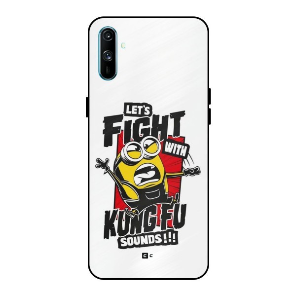 Lets Fight Metal Back Case for Realme C3