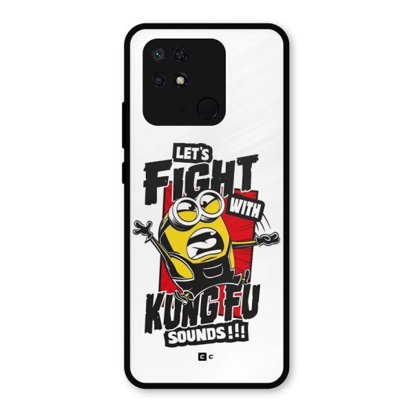 Lets Fight Metal Back Case for Redmi 10 Power