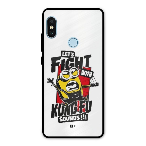 Lets Fight Metal Back Case for Redmi Note 5 Pro