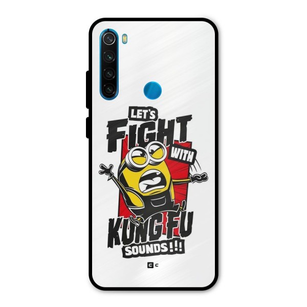 Lets Fight Metal Back Case for Redmi Note 8