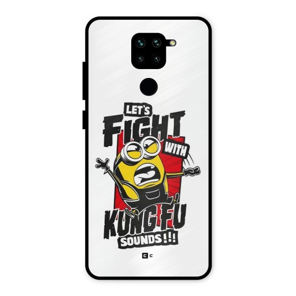 Lets Fight Metal Back Case for Redmi Note 9