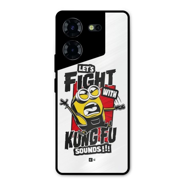 Lets Fight Metal Back Case for Tecno Pova 5 Pro 5G