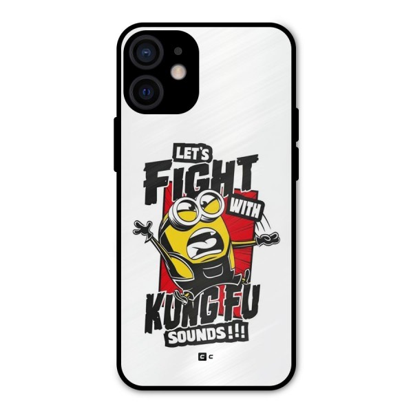 Lets Fight Metal Back Case for iPhone 12 Mini