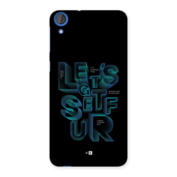 Lets Get Surf Back Case for Desire 820