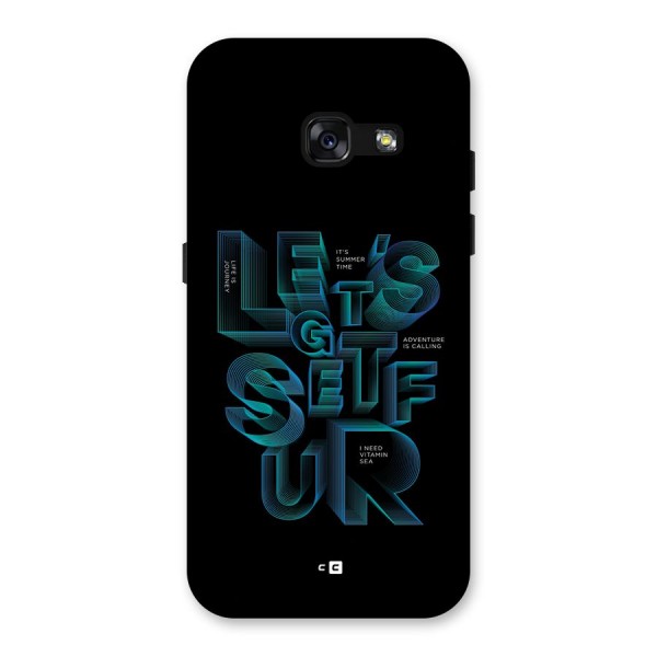 Lets Get Surf Back Case for Galaxy A3 (2017)