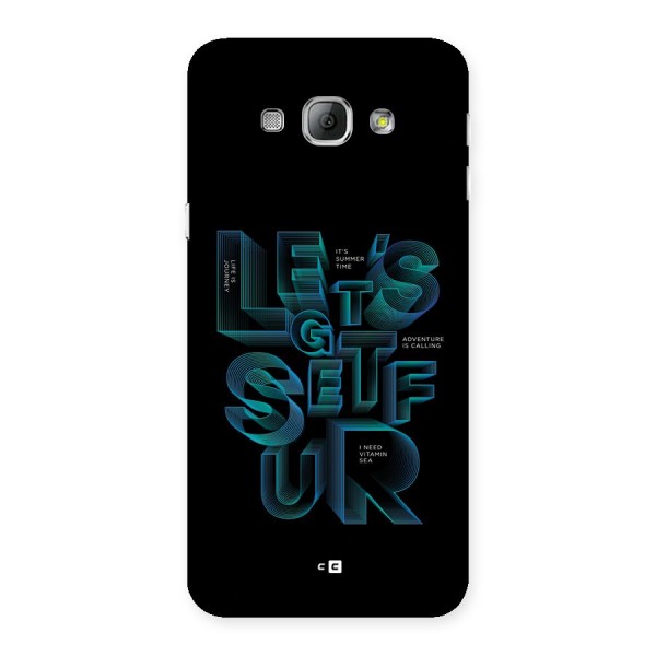 Lets Get Surf Back Case for Galaxy A8