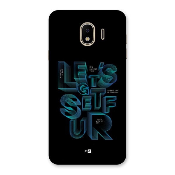 Lets Get Surf Back Case for Galaxy J4