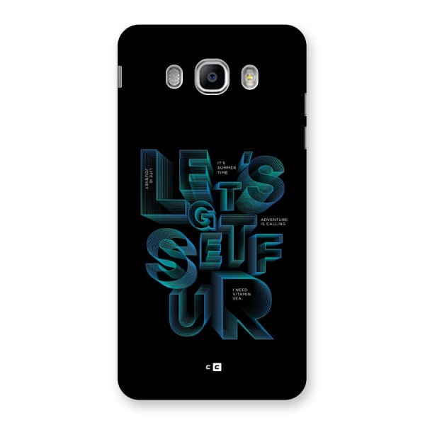 Lets Get Surf Back Case for Galaxy J5 2016