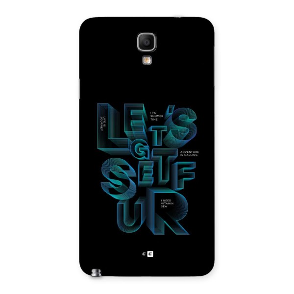 Lets Get Surf Back Case for Galaxy Note 3 Neo