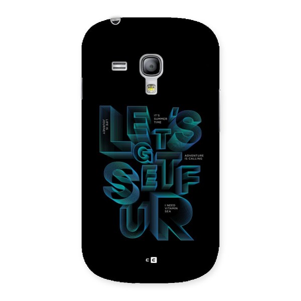 Lets Get Surf Back Case for Galaxy S3 Mini