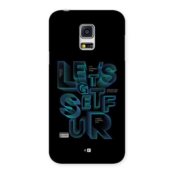 Lets Get Surf Back Case for Galaxy S5 Mini