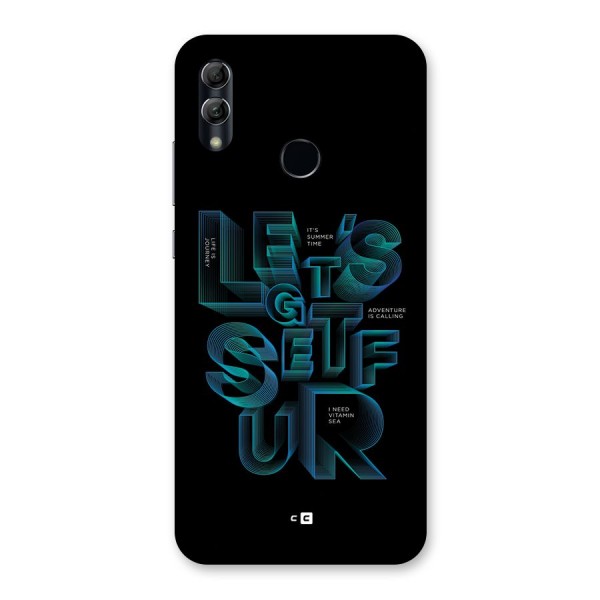 Lets Get Surf Back Case for Honor 10 Lite
