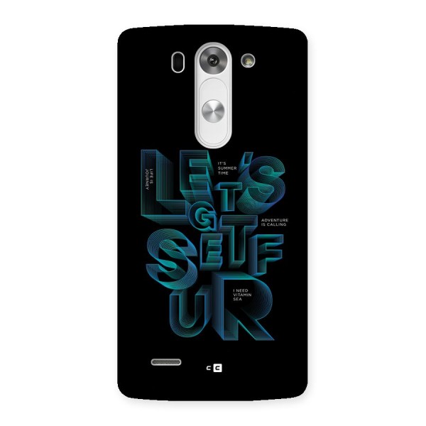 Lets Get Surf Back Case for LG G3 Mini