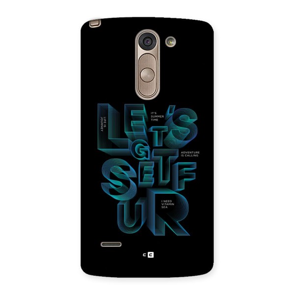 Lets Get Surf Back Case for LG G3 Stylus