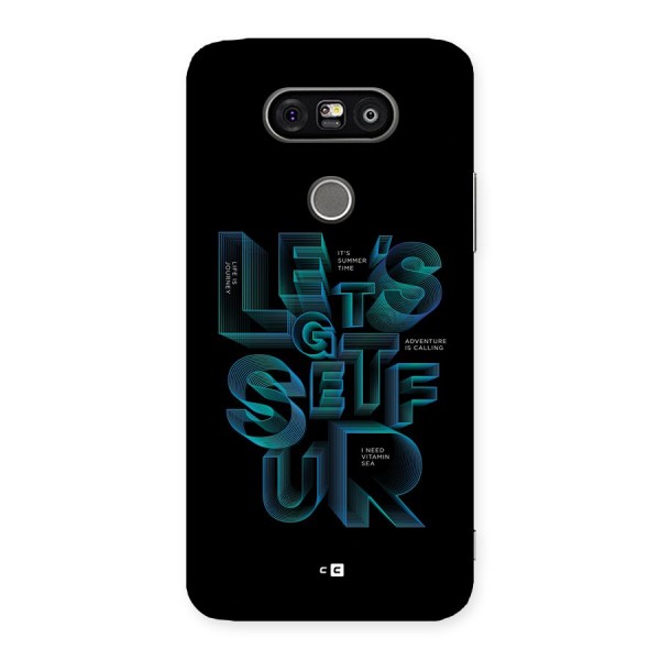 Lets Get Surf Back Case for LG G5