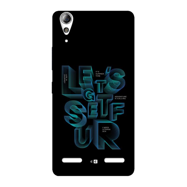 Lets Get Surf Back Case for Lenovo A6000 Plus