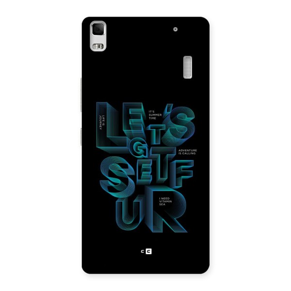 Lets Get Surf Back Case for Lenovo K3 Note