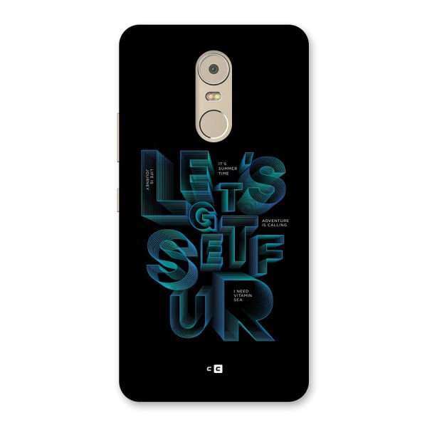 Lets Get Surf Back Case for Lenovo K6 Note