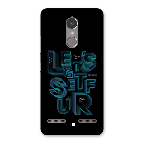 Lets Get Surf Back Case for Lenovo K6 Power
