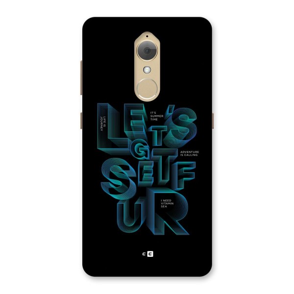 Lets Get Surf Back Case for Lenovo K8