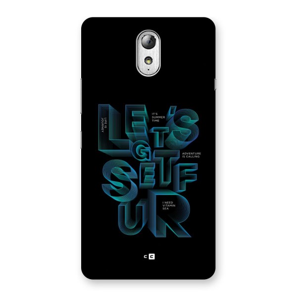 Lets Get Surf Back Case for Lenovo Vibe P1M