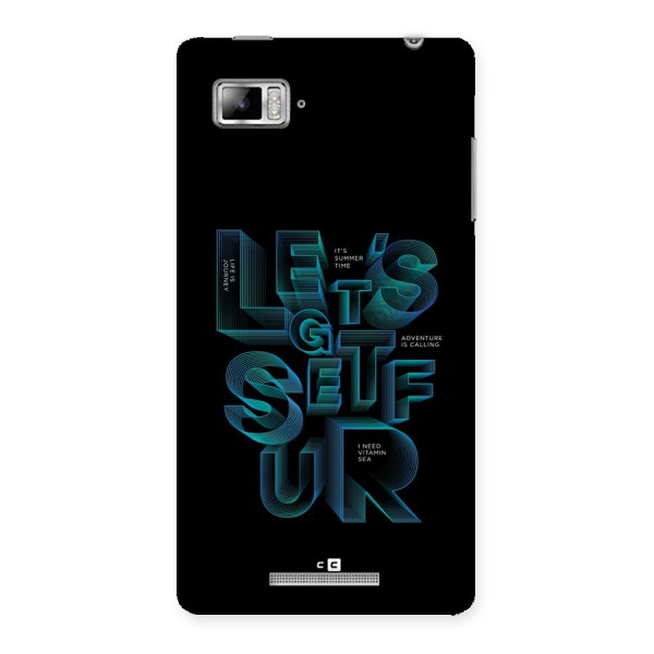 Lets Get Surf Back Case for Lenovo Vibe Z K910